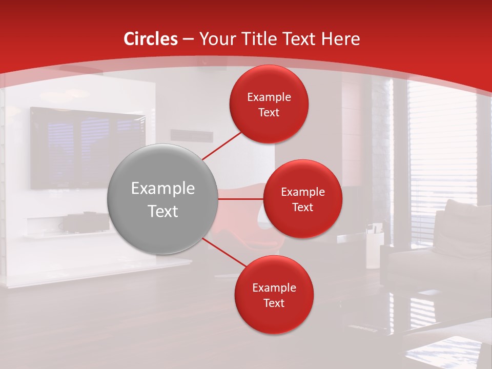 Ceiling Table Lcd PowerPoint Template