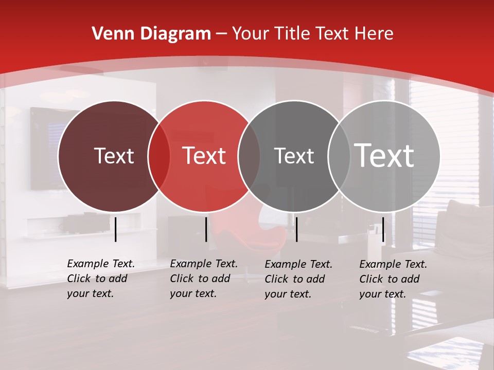 Ceiling Table Lcd PowerPoint Template
