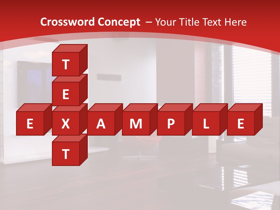 Ceiling Table Lcd PowerPoint Template