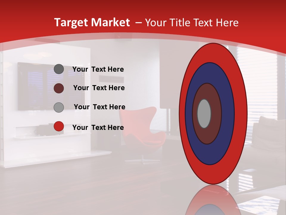 Ceiling Table Lcd PowerPoint Template