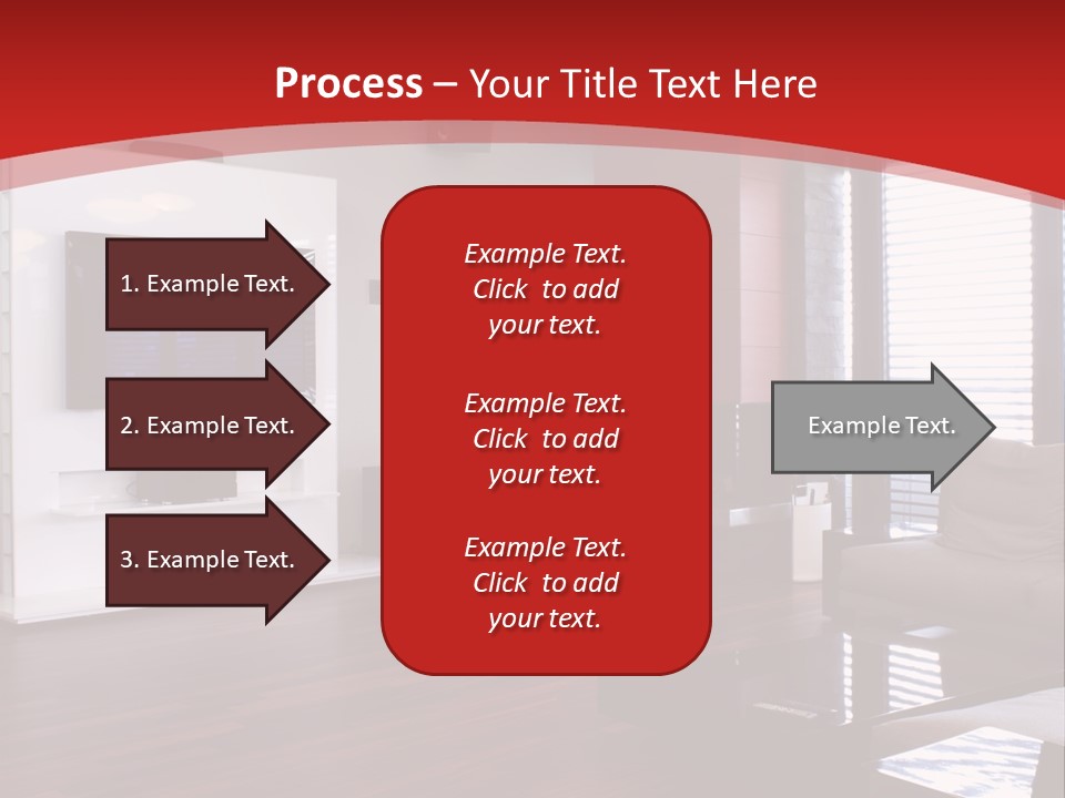 Ceiling Table Lcd PowerPoint Template