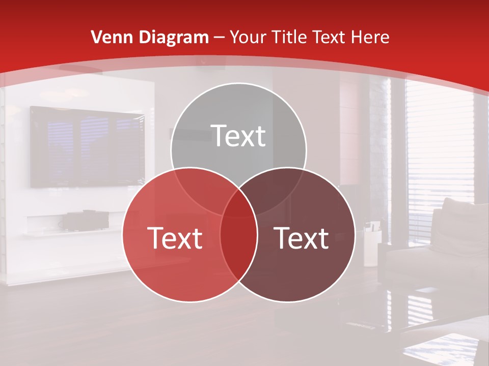 Ceiling Table Lcd PowerPoint Template