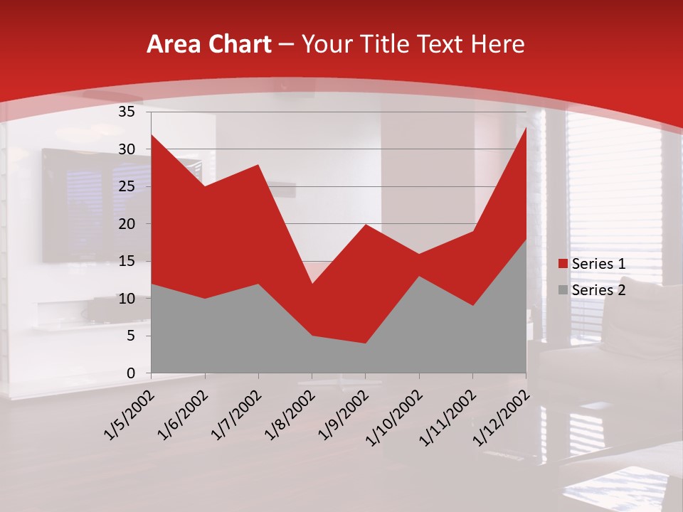 Ceiling Table Lcd PowerPoint Template