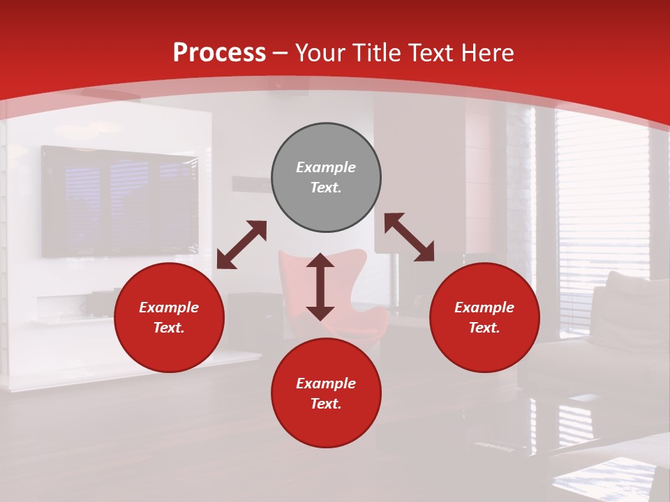 Ceiling Table Lcd PowerPoint Template