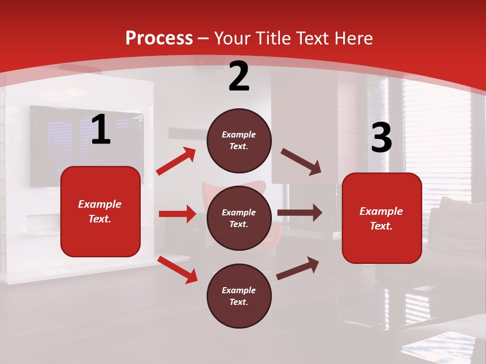 Ceiling Table Lcd PowerPoint Template