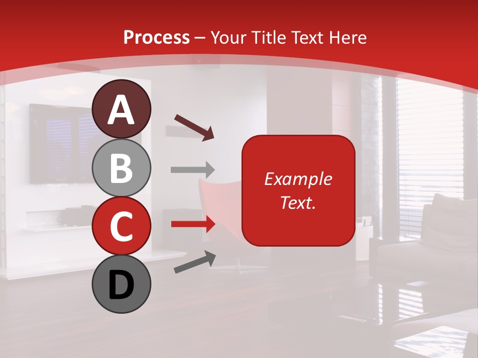 Ceiling Table Lcd PowerPoint Template