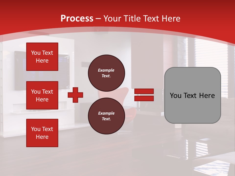 Ceiling Table Lcd PowerPoint Template