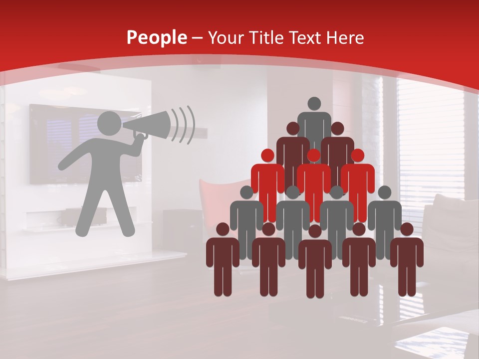 Ceiling Table Lcd PowerPoint Template