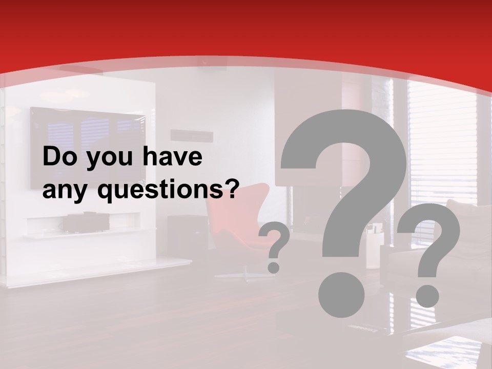 Ceiling Table Lcd PowerPoint Template