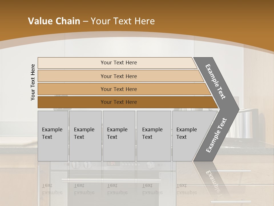 Apartment Handle Oven PowerPoint Template