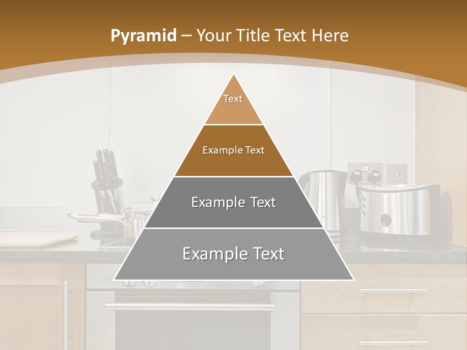 Apartment Handle Oven PowerPoint Template