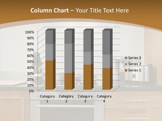 Apartment Handle Oven PowerPoint Template