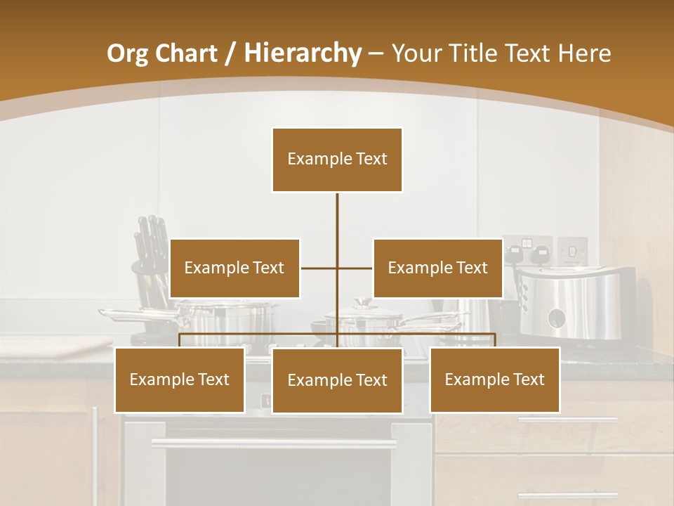 Apartment Handle Oven PowerPoint Template