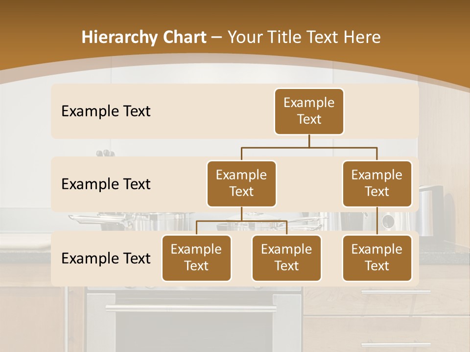 Apartment Handle Oven PowerPoint Template