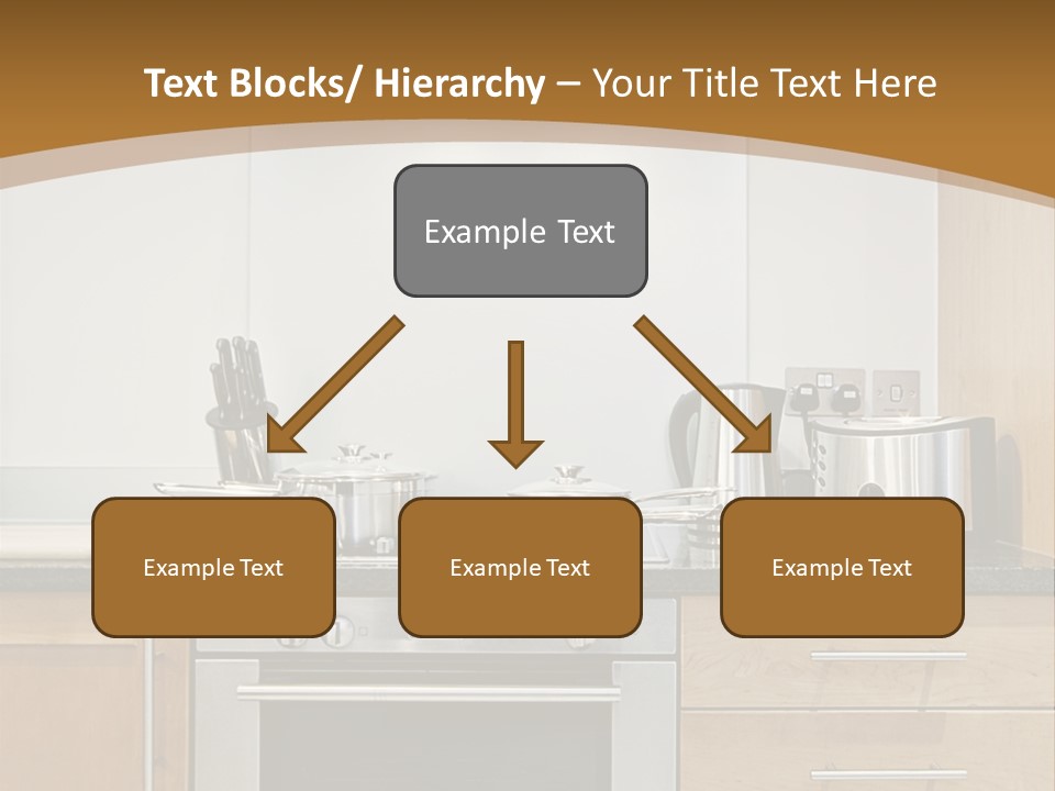 Apartment Handle Oven PowerPoint Template
