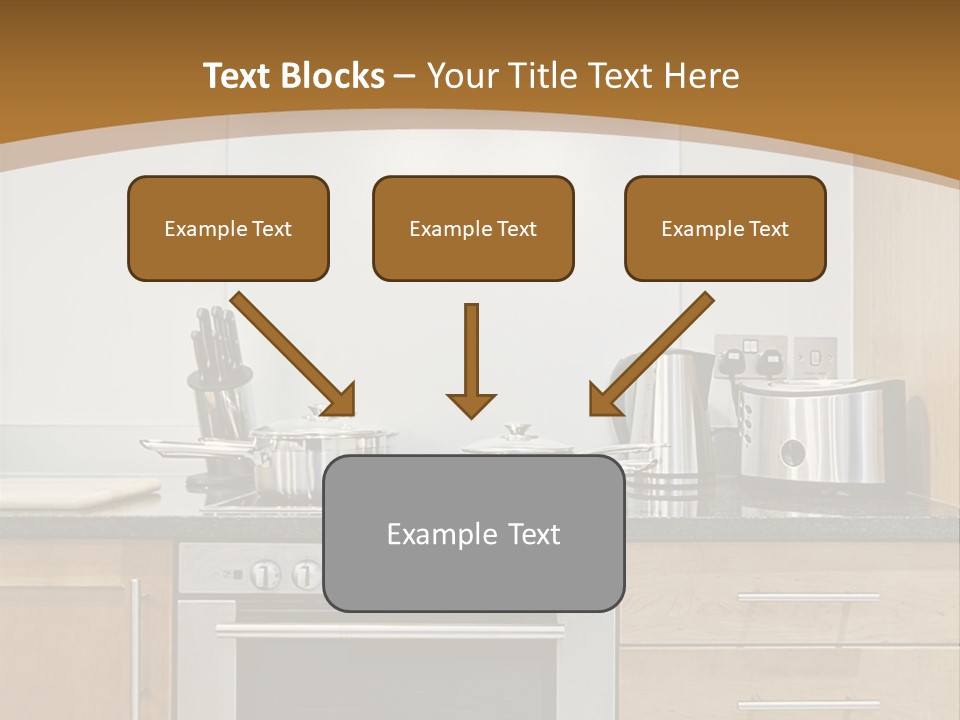 Apartment Handle Oven PowerPoint Template