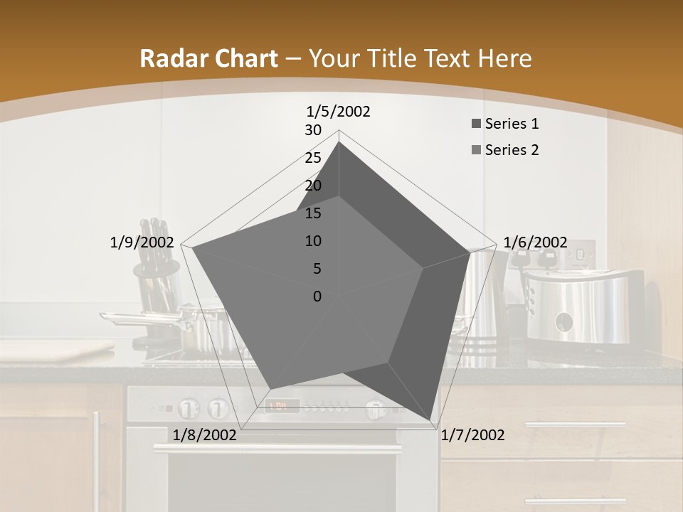 Apartment Handle Oven PowerPoint Template