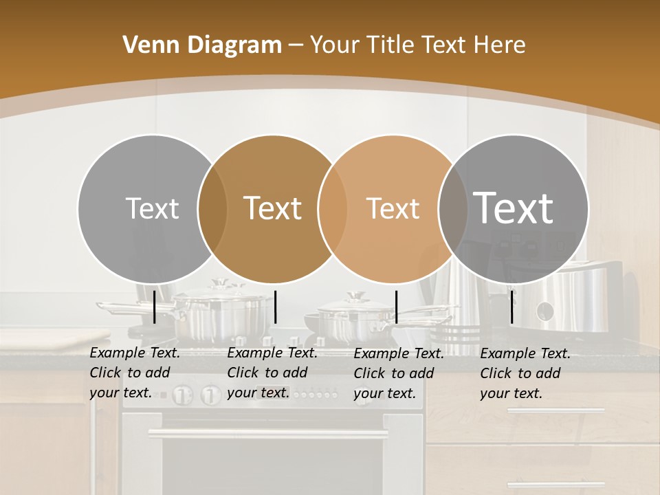 Apartment Handle Oven PowerPoint Template