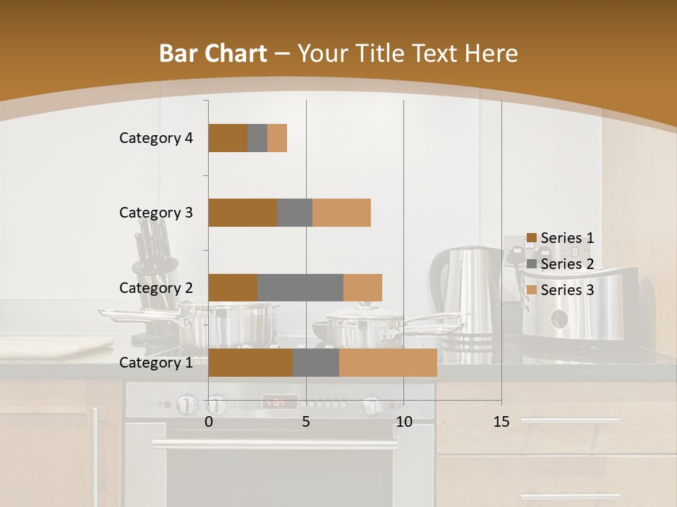 Apartment Handle Oven PowerPoint Template
