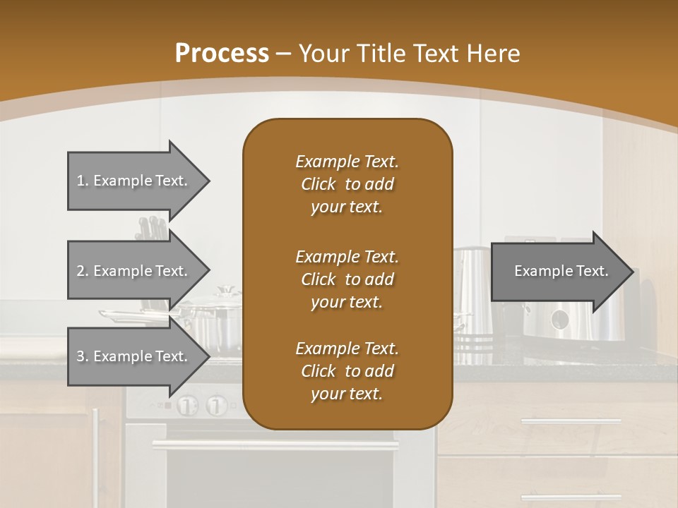 Apartment Handle Oven PowerPoint Template