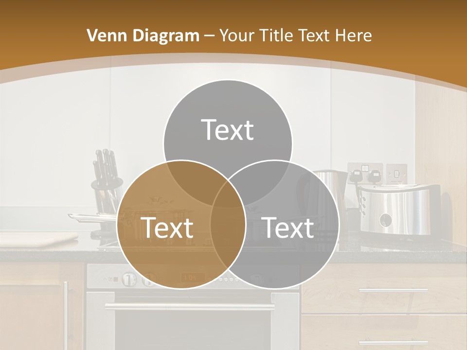 Apartment Handle Oven PowerPoint Template