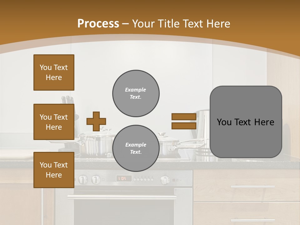 Apartment Handle Oven PowerPoint Template
