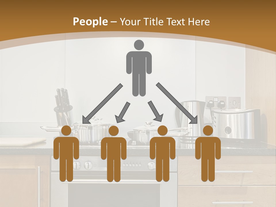 Apartment Handle Oven PowerPoint Template