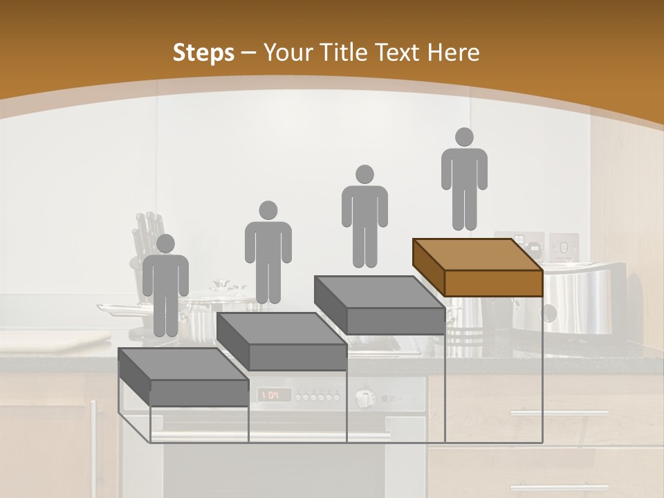 Apartment Handle Oven PowerPoint Template