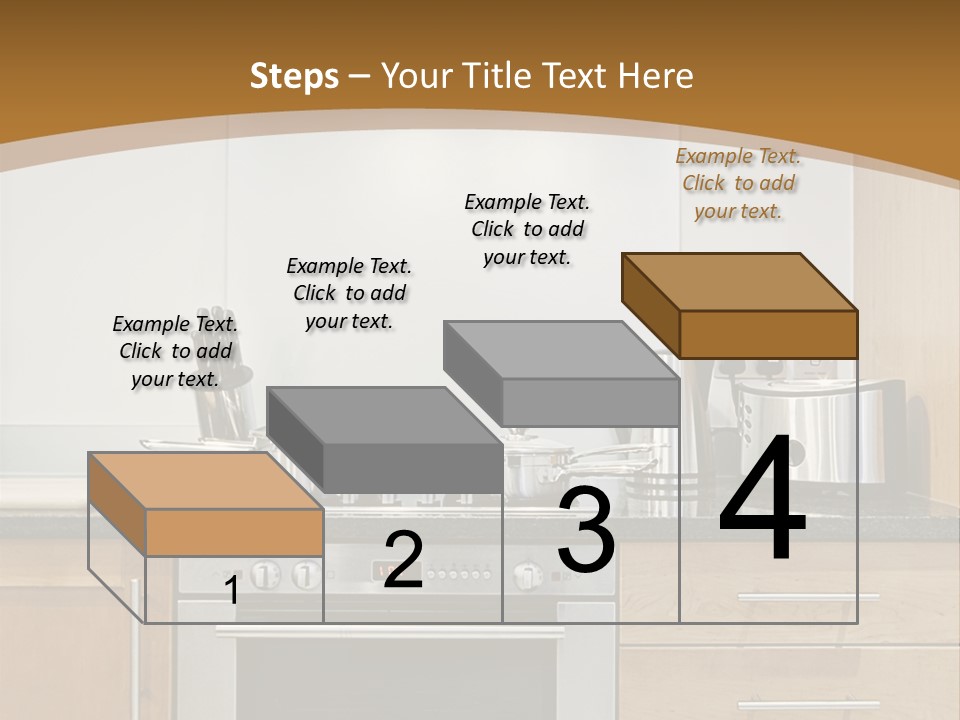 Apartment Handle Oven PowerPoint Template