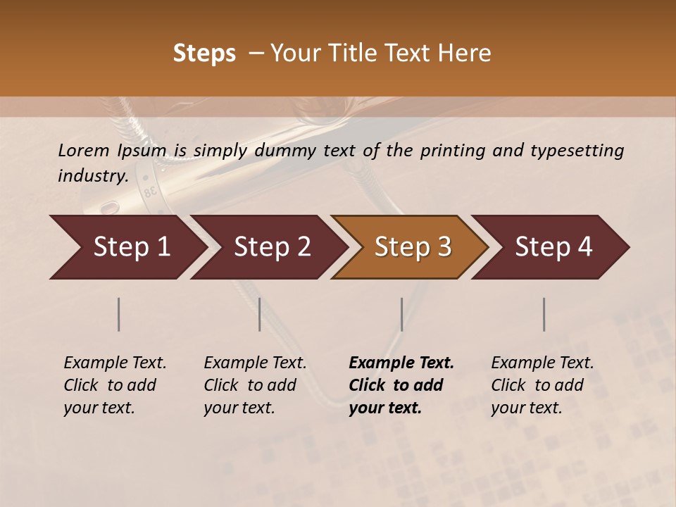 Bath Shower Travertine PowerPoint Template