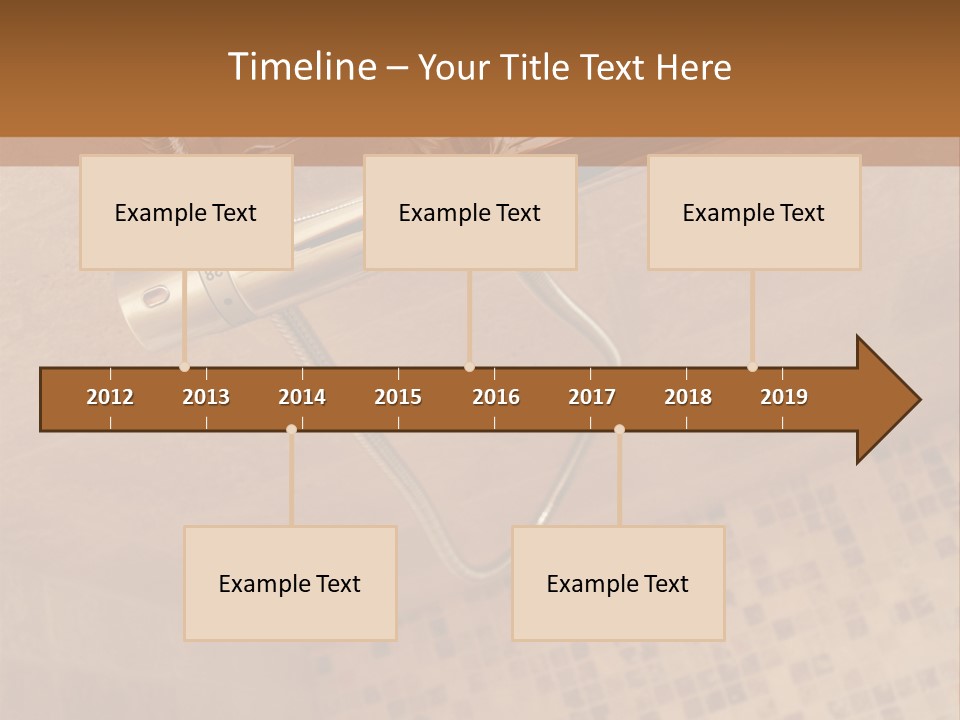 Bath Shower Travertine PowerPoint Template