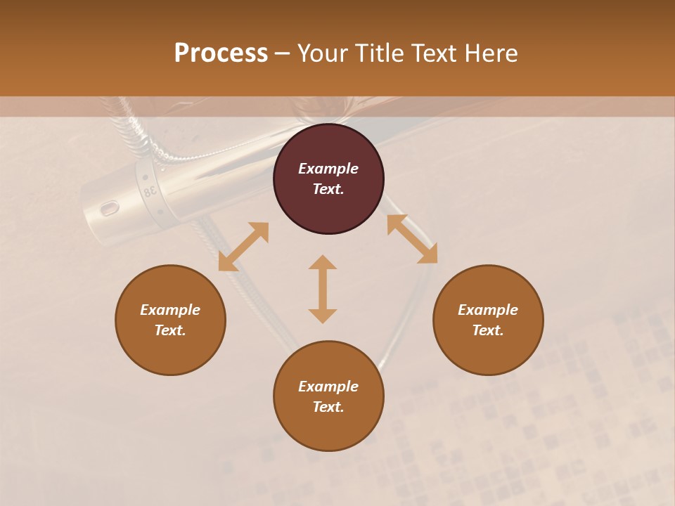 Bath Shower Travertine PowerPoint Template