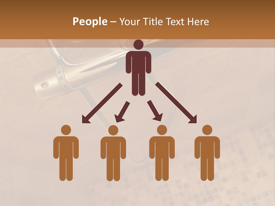 Bath Shower Travertine PowerPoint Template