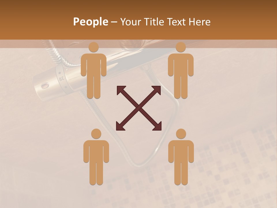 Bath Shower Travertine PowerPoint Template