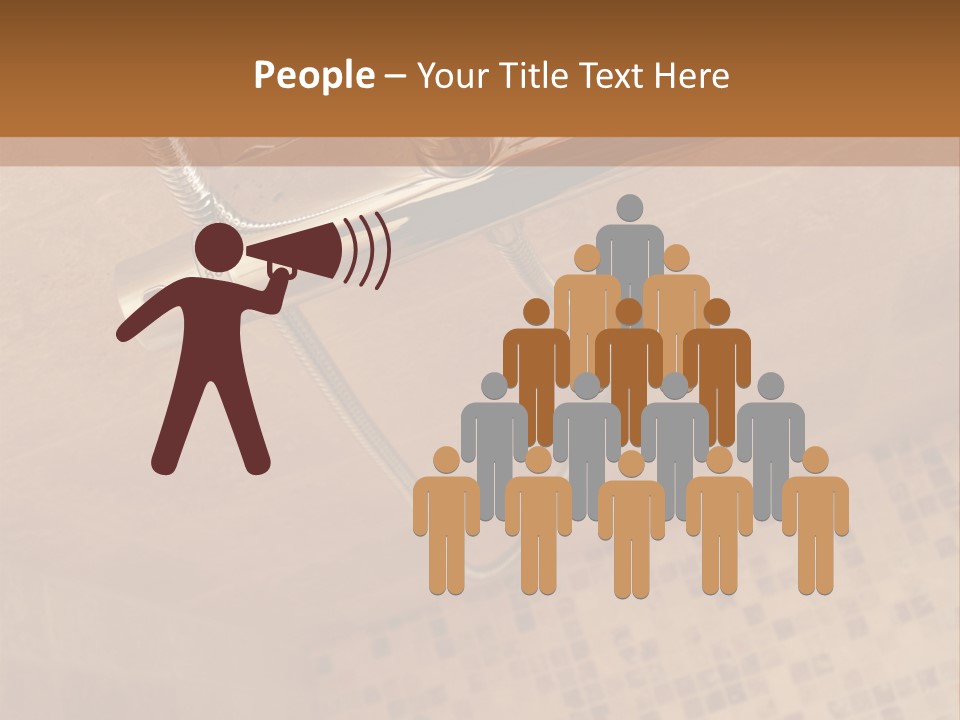 Bath Shower Travertine PowerPoint Template