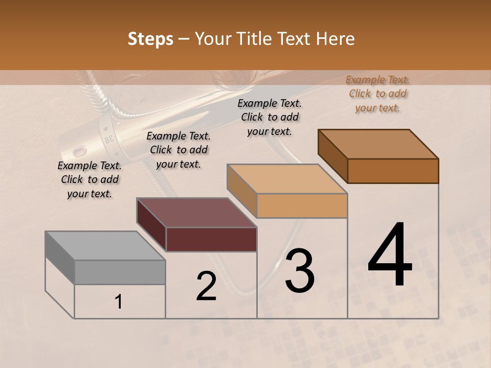 Bath Shower Travertine PowerPoint Template