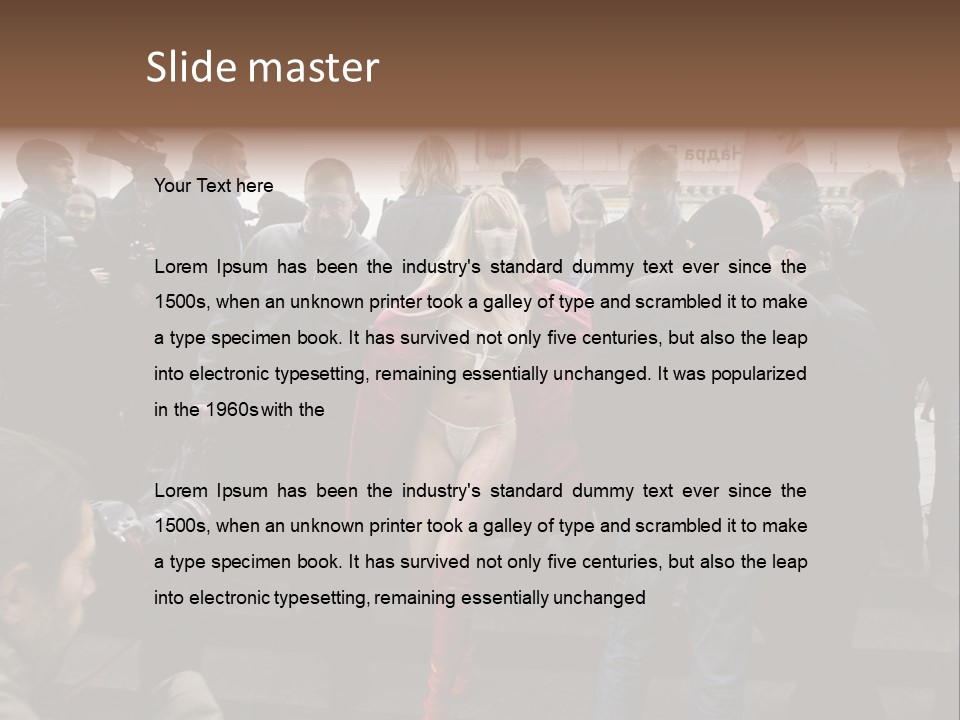 Kiev Epidemic Feminist PowerPoint Template