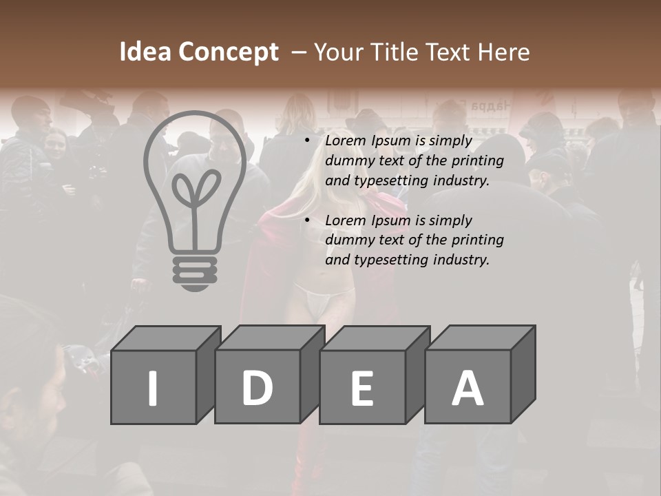 Kiev Epidemic Feminist PowerPoint Template