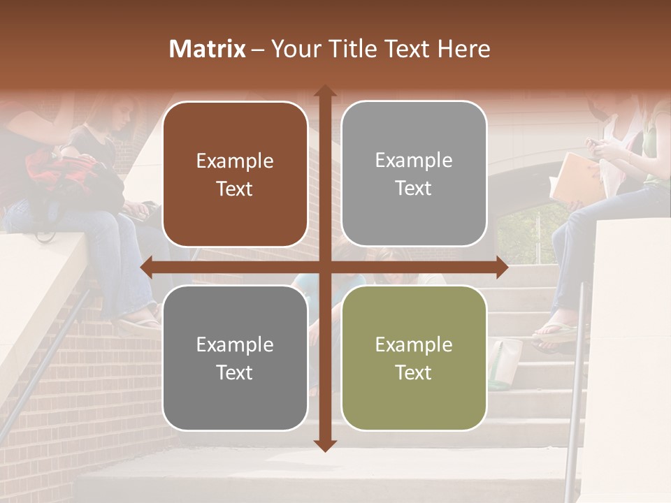Teen Laptop Studying PowerPoint Template