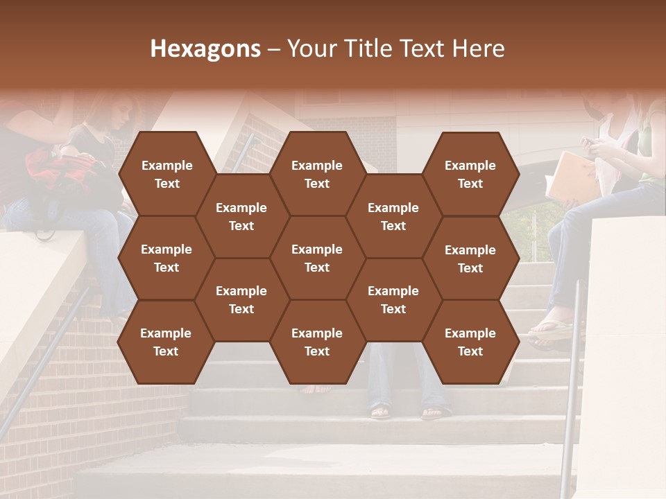 Teen Laptop Studying PowerPoint Template