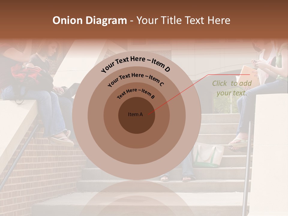 Teen Laptop Studying PowerPoint Template