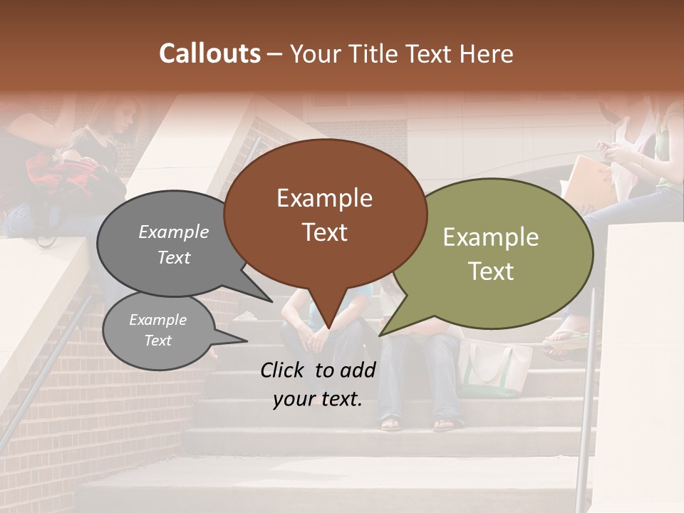Teen Laptop Studying PowerPoint Template