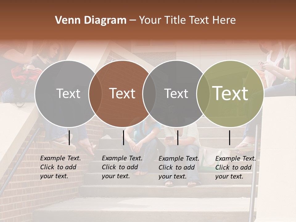 Teen Laptop Studying PowerPoint Template