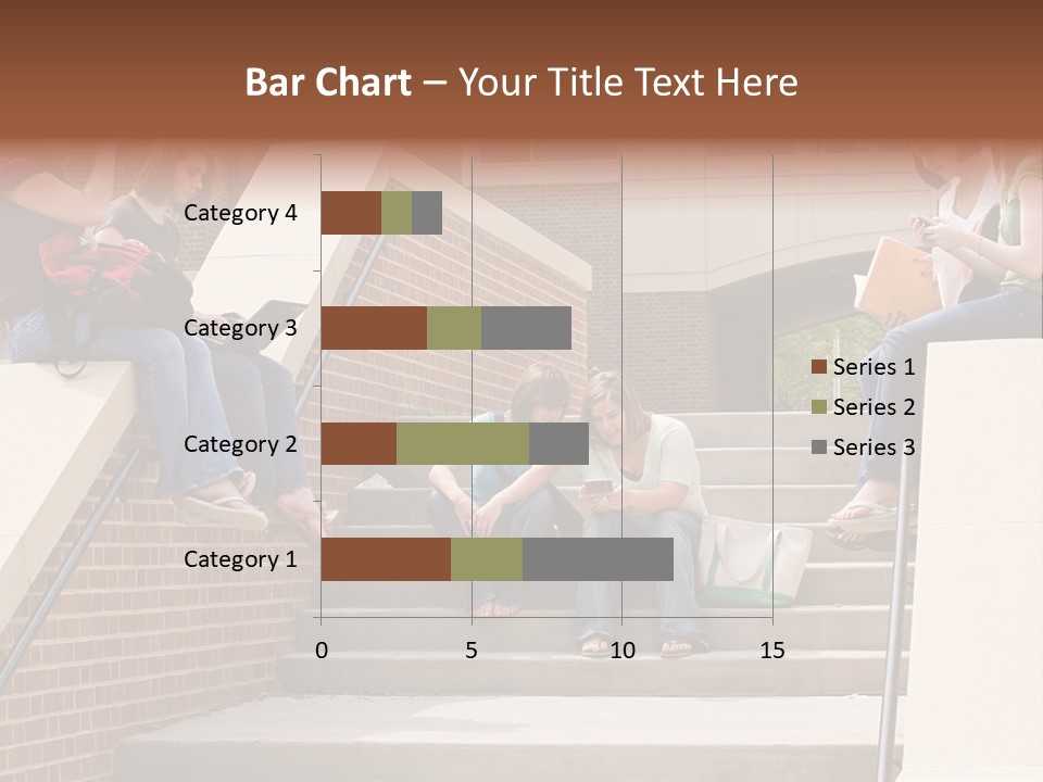 Teen Laptop Studying PowerPoint Template