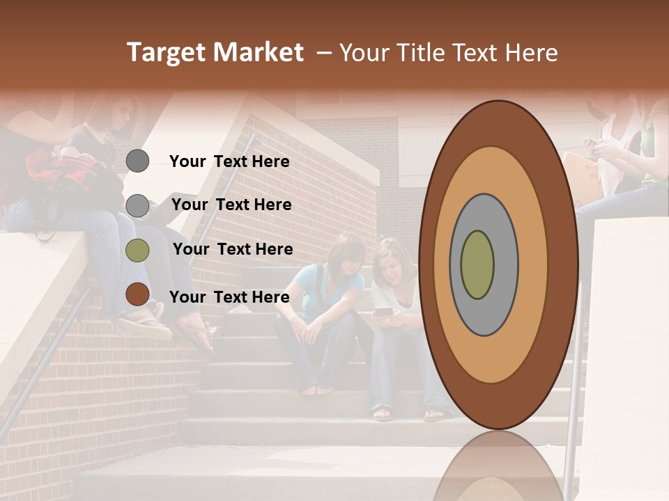 Teen Laptop Studying PowerPoint Template