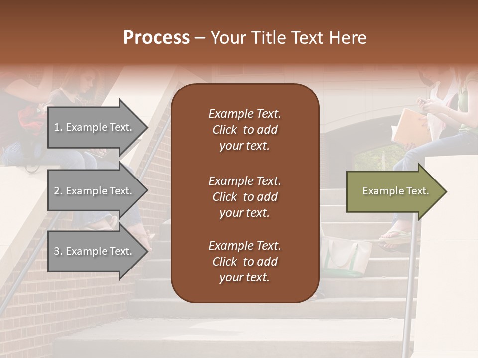Teen Laptop Studying PowerPoint Template