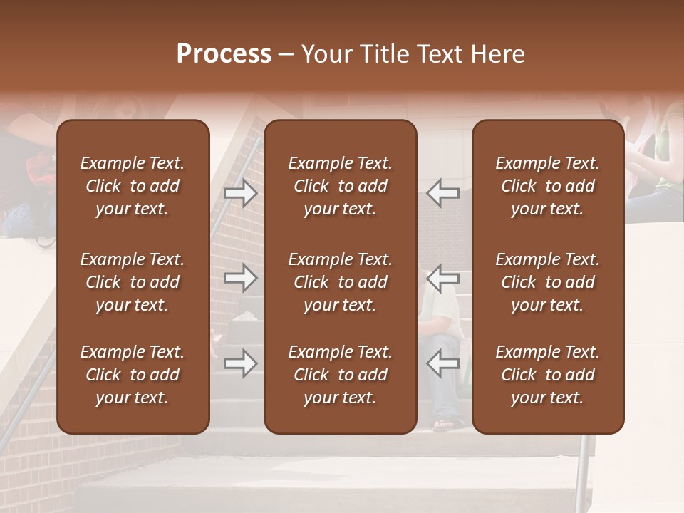 Teen Laptop Studying PowerPoint Template