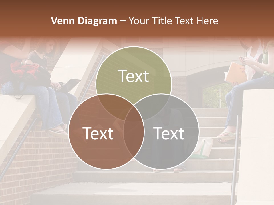 Teen Laptop Studying PowerPoint Template