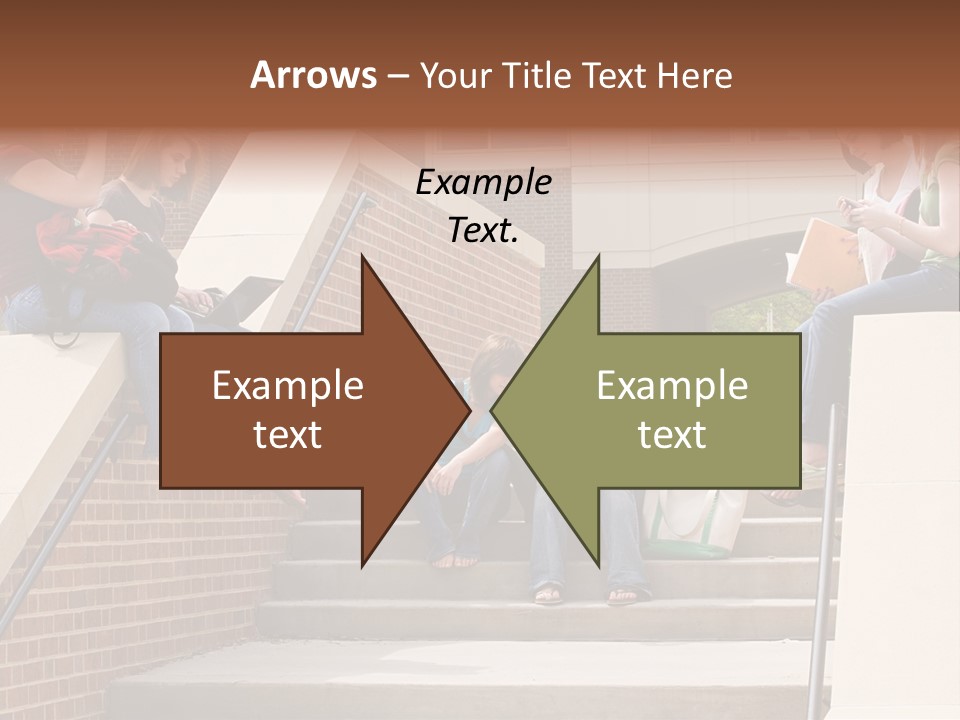 Teen Laptop Studying PowerPoint Template
