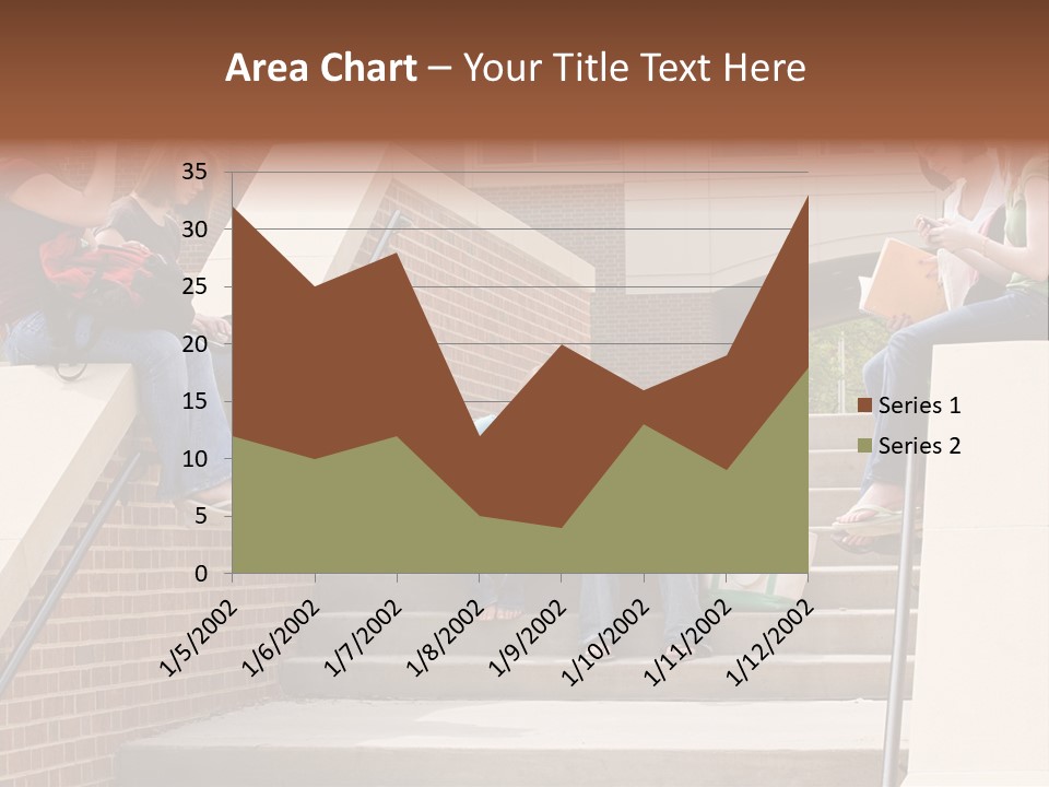 Teen Laptop Studying PowerPoint Template